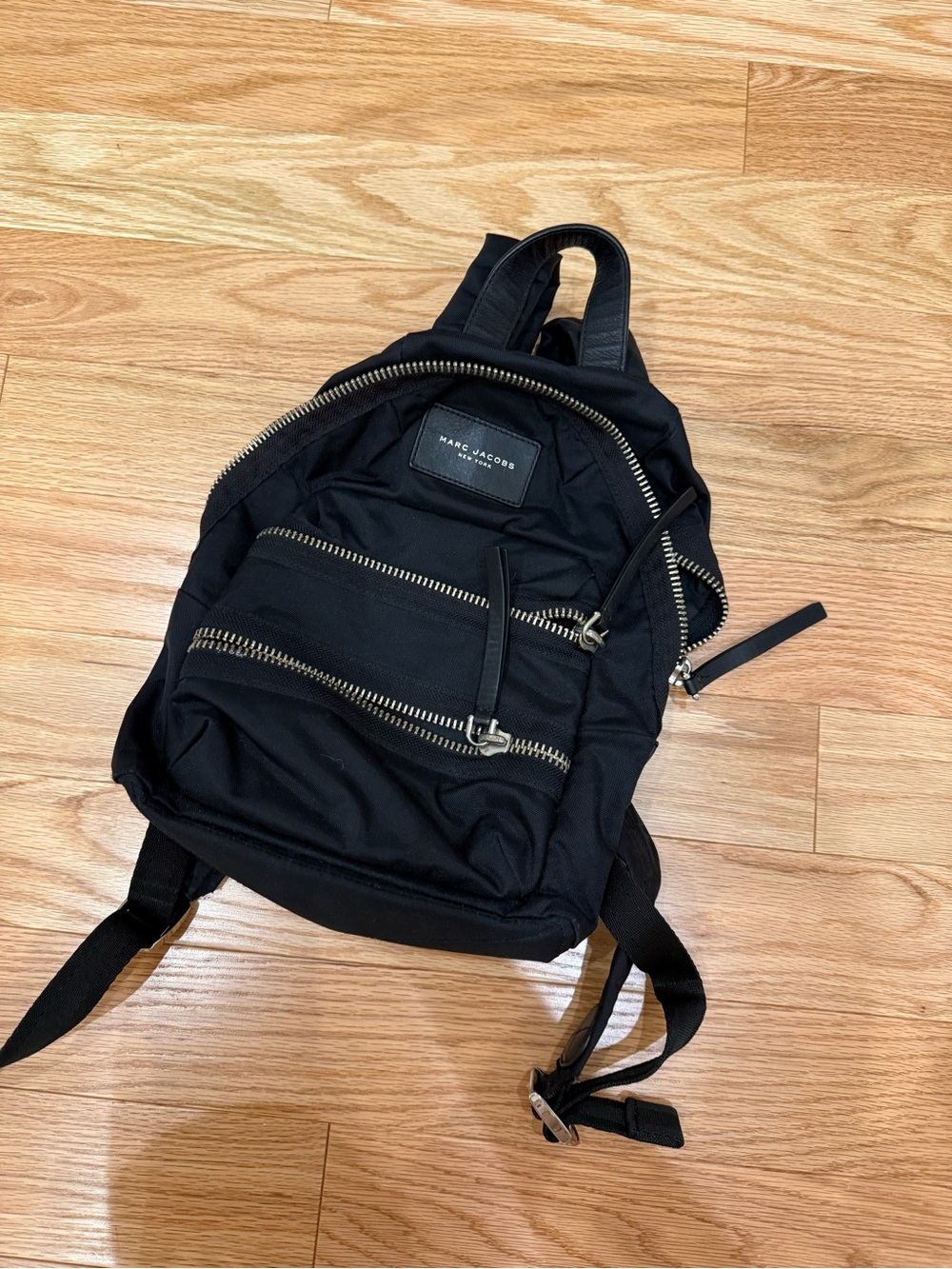 Marc Jacobs Black Nylon Mini Backpack